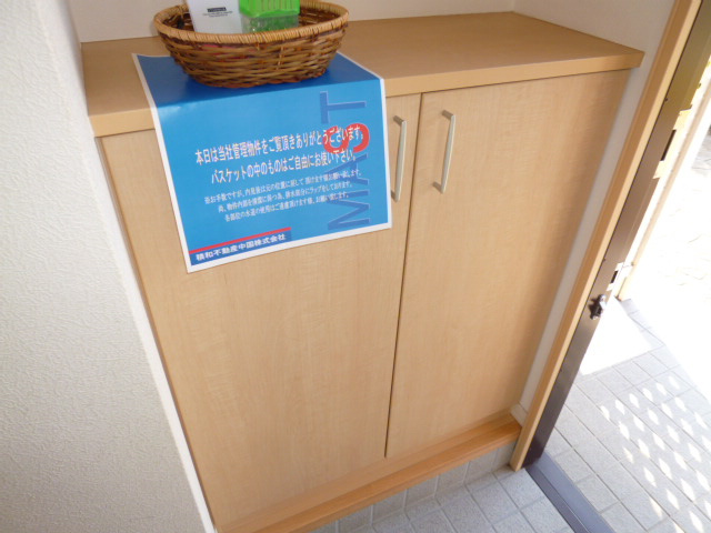 シャーメゾンきびじＤの玄関|シューズボックス