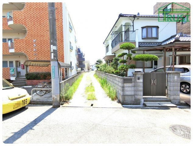 明石市野々上　土地の前面道路含む現地写真|道路の入り口