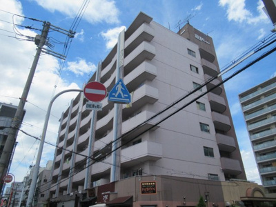 【外観】 | ミドービル（八戸ノ里賃貸） | 落ち着いた雰囲気の外観です