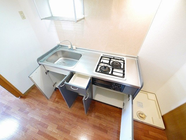 アイビー21Bのキッチン|お料理しやすいキッチンです