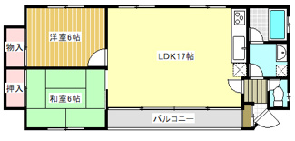 【間取り】 | メゾンアートⅠ