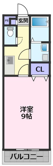 【間取り】 | アンプルール　リーブル　pear fieldⅠ