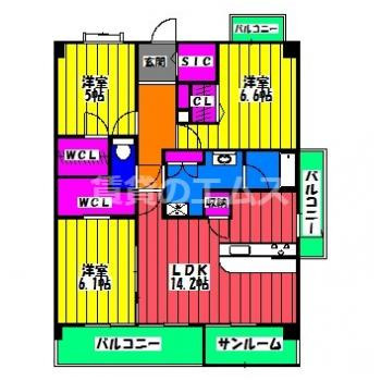 【間取り】 | ａｍ・ｐａｒｋ | ａｍ・ｐａｒｋの間取り