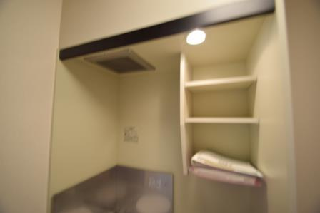 サクセス　ヴァリーのキッチン|キッチン上に棚付きです