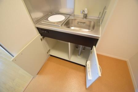 サクセス　ヴァリーのキッチン|キッチン下に収納あります