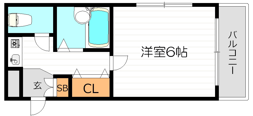 UMEDA APARTMENTSの間取り