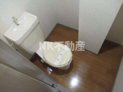 【トイレ】 | CTビュー小阪（八戸ノ里賃貸） | 清潔感のあるトイレです