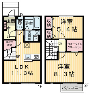 【間取り】 | メゾテラスM2