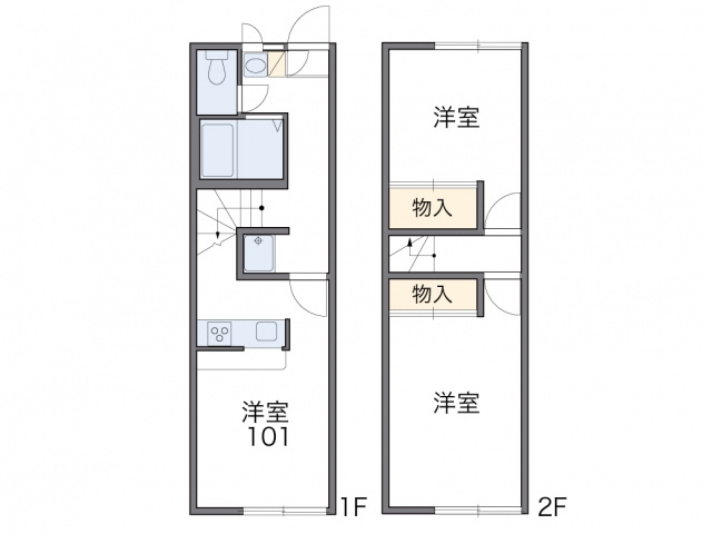 【間取り】 | 古市場３