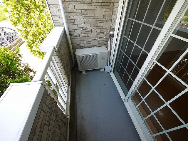 カルム　プロムナードのバルコニー|モニター付きインターホンです