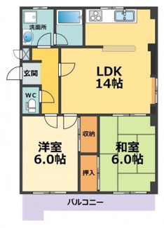 【間取り】 | ヴィラコンフォート（鳴尾東小・浜甲子園中学校区）