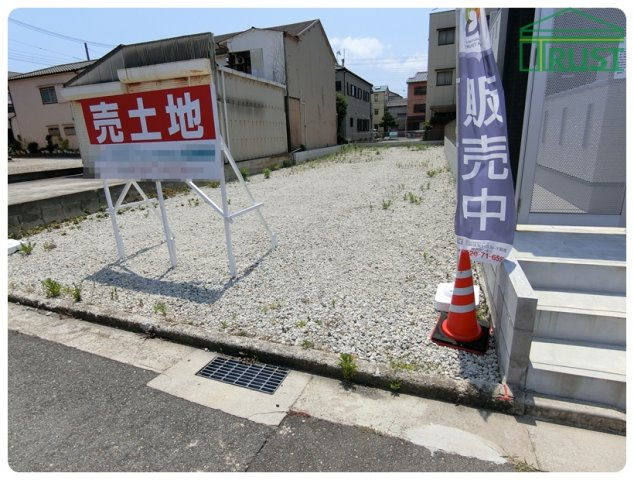 明石市材木町 売土地の外観|高低差のない敷地です