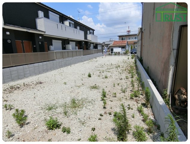 明石市材木町 売土地の外観|高低差のない敷地