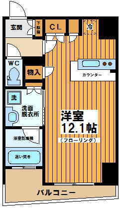 【間取り】 | パークキューブ笹塚