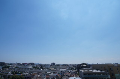 【展望】 | 志村坂上5分　志村サンパワー | 南側のベランダ、最上階なので眺望、日当たり、最高です。何も遮るものはありません。