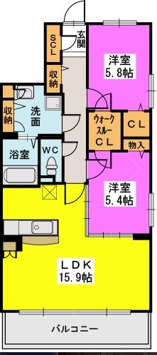 【間取り】 | ラ・エクラン