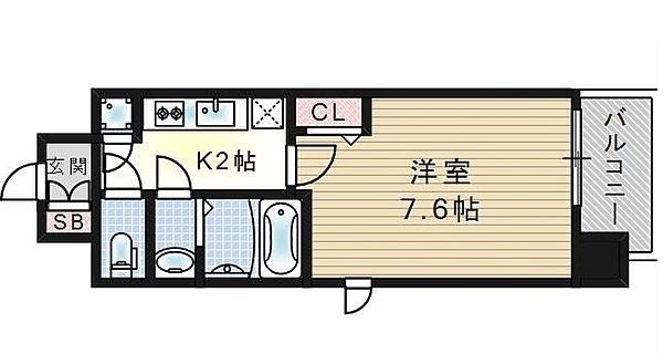 レジュールアッシュ福島フィーノの間取り
