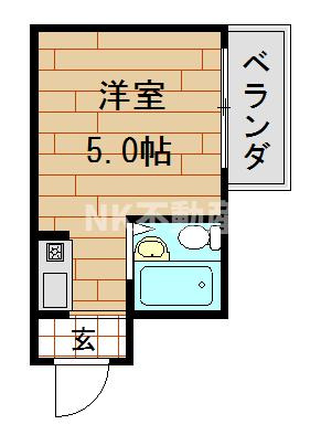 【間取り】 | エアリーコート小阪（八戸ノ里賃貸） | 間取りです