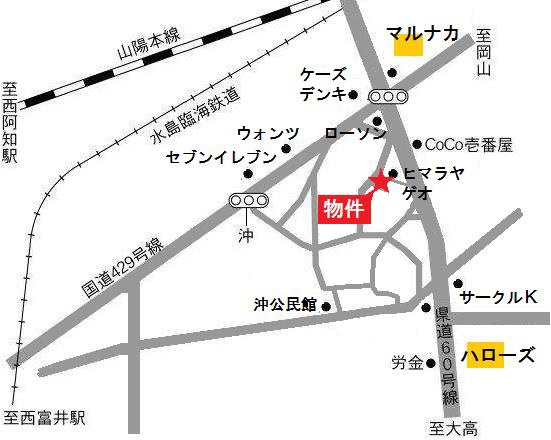 しおみコーポの地図