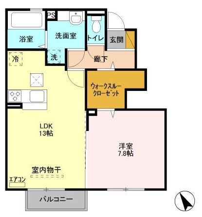 サンモールの間取り