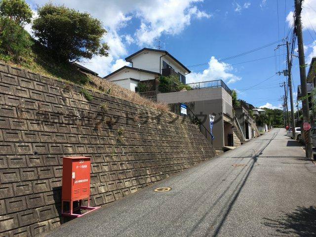 与呂木売土地の前面道路含む現地写真