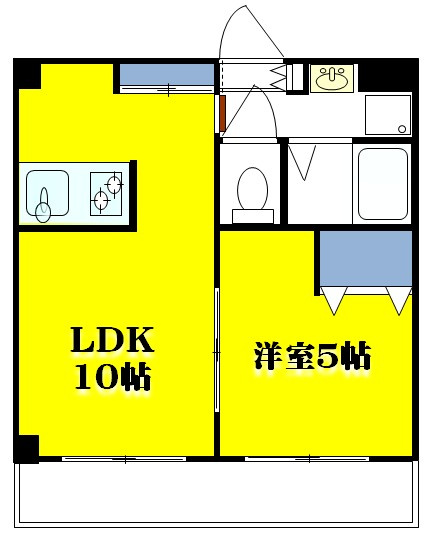 【間取り】 | 栗林第7ビル