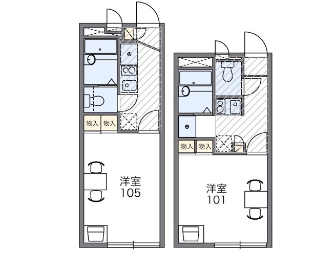 【間取り】 | グリーンサイド１６