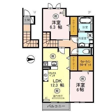 ローヤルヴィラ勝原の間取り