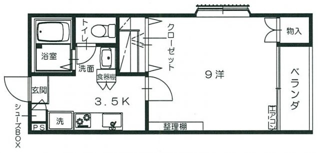 Chien Blenの間取り|ChienBlen103号室