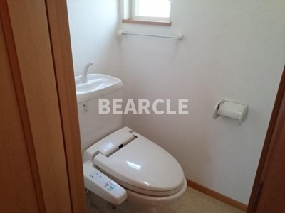 【トイレ】 | コーポ勢多Ⅱ番館 | 清潔感のあるトイレです