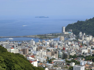 【展望】 | 熱海市街地と海を一望する展望温泉大浴場あります