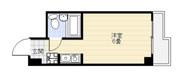 コスモプラザ三宮の間取り