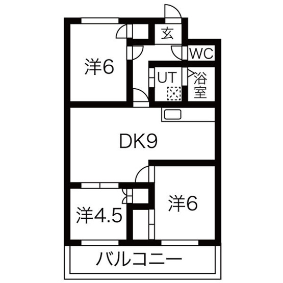 【間取り】 | サンライフ弁天