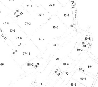 【土地図】 | 大館市相染沢中岱78-1・売地