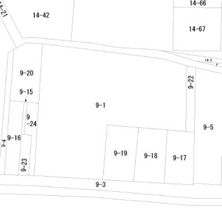 【土地図】 | 大館市釈迦内字台野道上9-1・売地