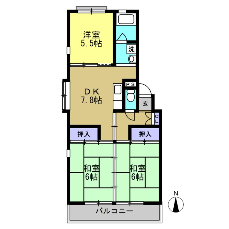 メゾン青山の間取り