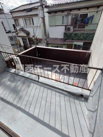 【バルコニー】 | 花園西町１丁目貸家