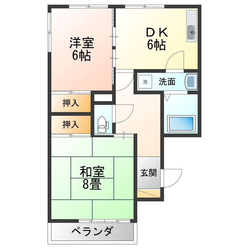 ジュエルARAKIの間取り