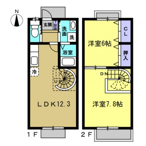 Park Side美里の間取り