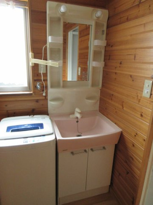 【洗面所】 | 晴美荘 | 家電-洗濯機