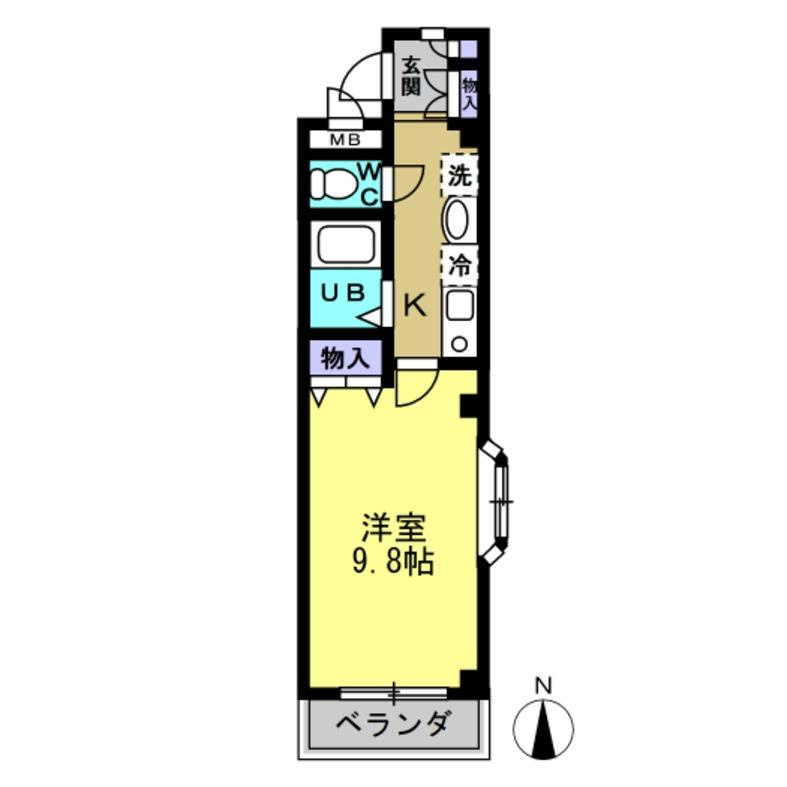アレグリーアNISHINODAIの間取り