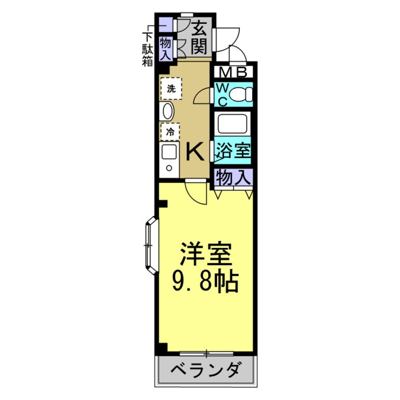 アレグリーアNISHINODAIの間取り