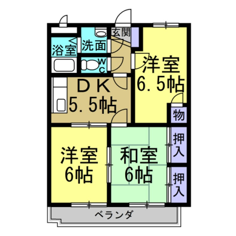 パークヒル竹内の間取り