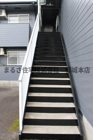 クレス中村のその他共用部分|共用階段です