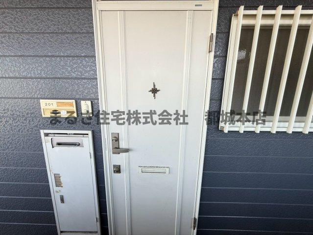 クレス中村の玄関