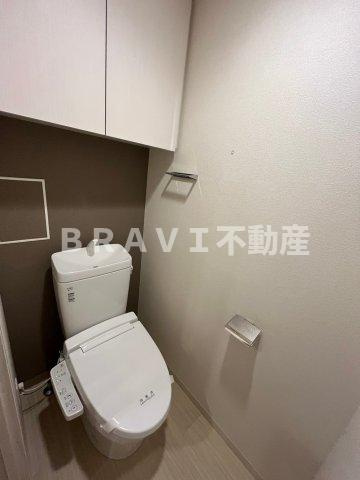 プレサンス心斎橋ニスト　BRAVI不動産のトイレ|【プレサンス心斎橋ニスト】清潔感のあるトイレです