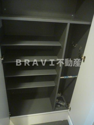 プレサンス心斎橋ニスト　BRAVI不動産の玄関|収納もある玄関です