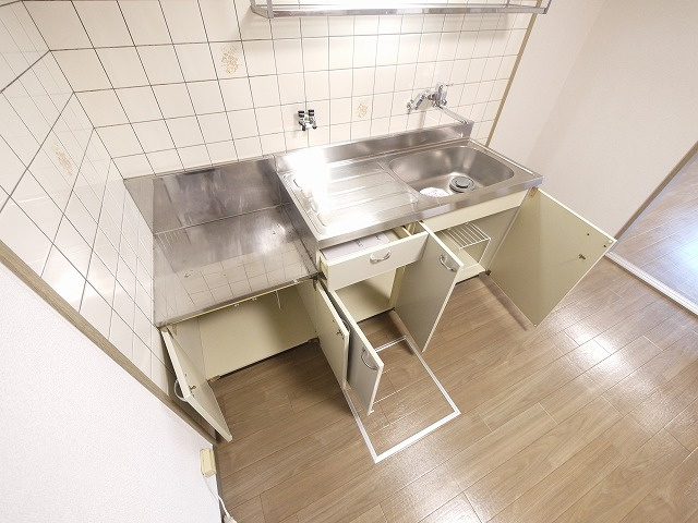 サンフィットラブリーのキッチン|お料理しやすいキッチンです