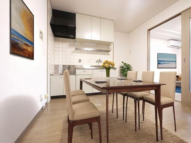 サンフィットラブリーの居間・リビング|CGで家具等を配置したもので家具等は含まれません