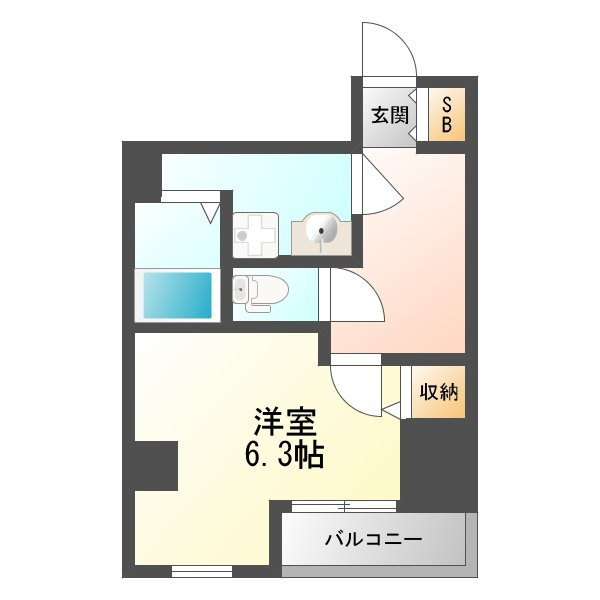 グランパシフィック木川東の間取り